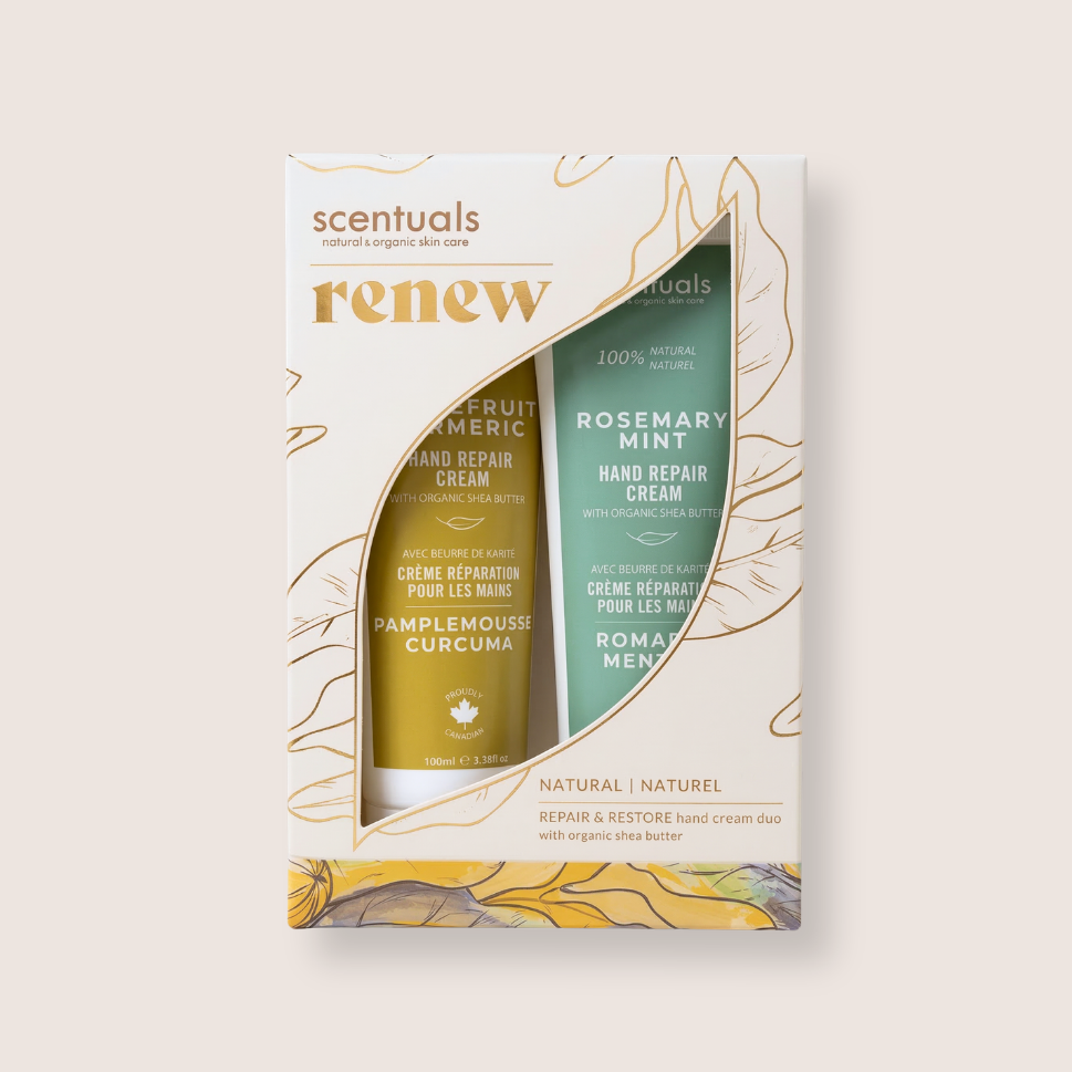 Renew Repair & Restore Hand Cream Duo (Grapefruit Turmeric & Rosemary Mint)