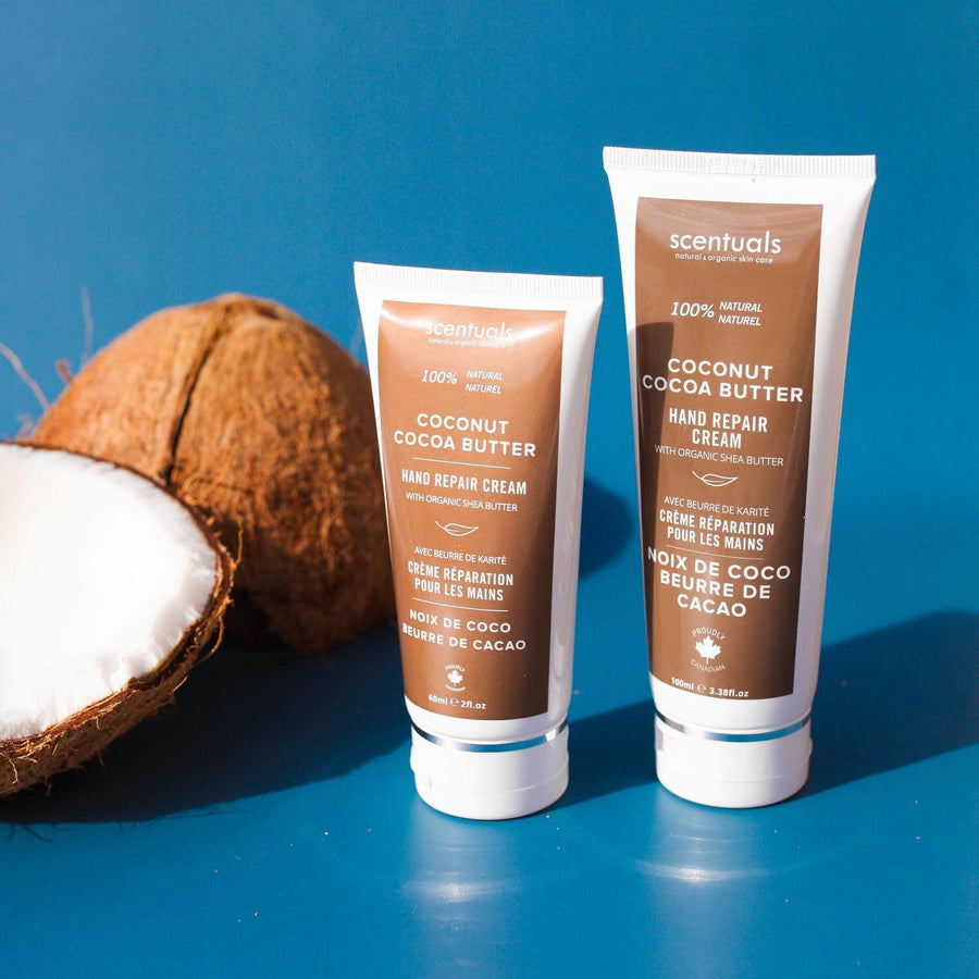 Coconut Cocoa Butter Hand Repair Cream - Scentuals Natural & Organic Skin Care