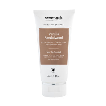 Vanilla Sandalwood Hand Repair Cream - Scentuals Natural & Organic Skin Care