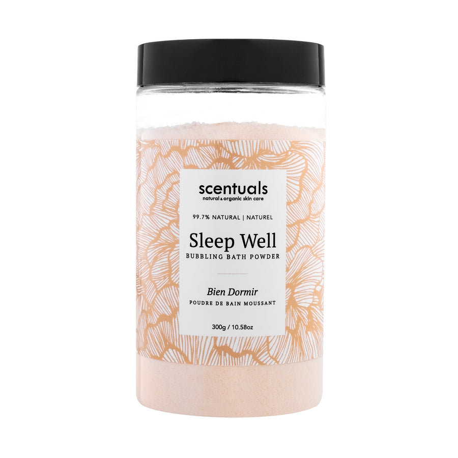 Sleep Well Bubbling Bath Powder - Scentuals Natural & Organic Skin Care