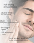 Men's Facial Cleanser - Scentuals Natural & Organic Skin Care