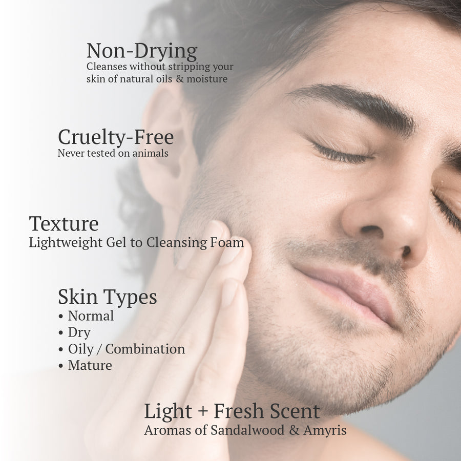 Men's Facial Cleanser - Scentuals Natural & Organic Skin Care