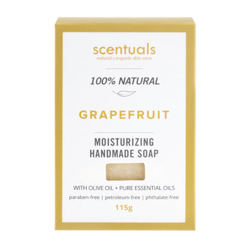 Grapefruit Bar Soap - Scentuals Natural & Organic Skin Care