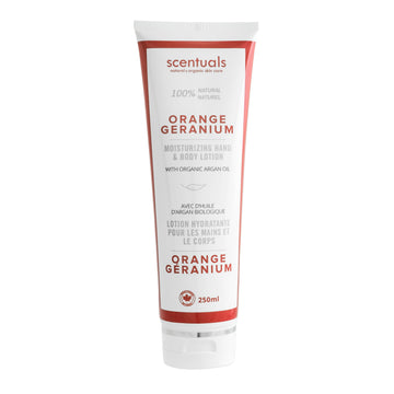 Orange Geranium Hand & Body Lotion - Scentuals Natural & Organic Skin Care