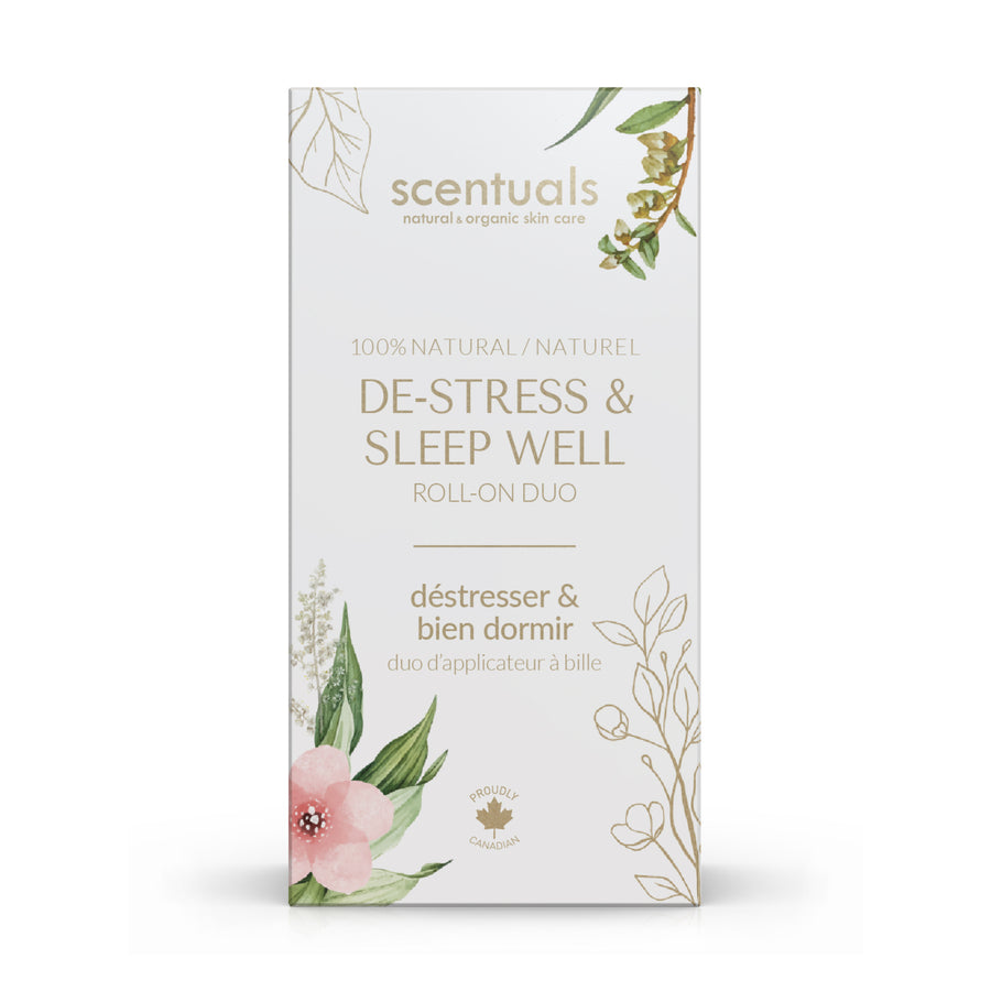 De-Stress & Sleep Well Roll-On Duo - Scentuals Natural & Organic Skin Care