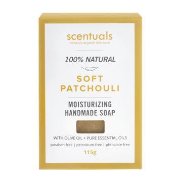 Soft Patchouli Bar Soap - Scentuals Natural & Organic Skin Care