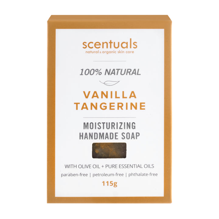 Vanilla Tangerine Bar Soap - Scentuals Natural & Organic Skin Care