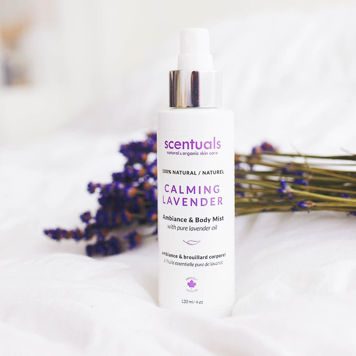 Calming Lavender Ambiance & Body Mist - Scentuals Natural & Organic Skin Care