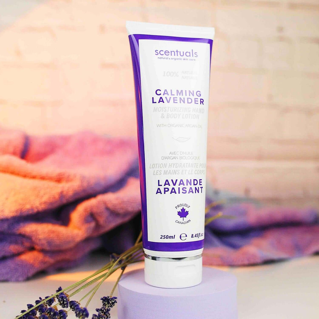 Calming Lavender Hand & Body Lotion - Scentuals Natural & Organic Skin Care