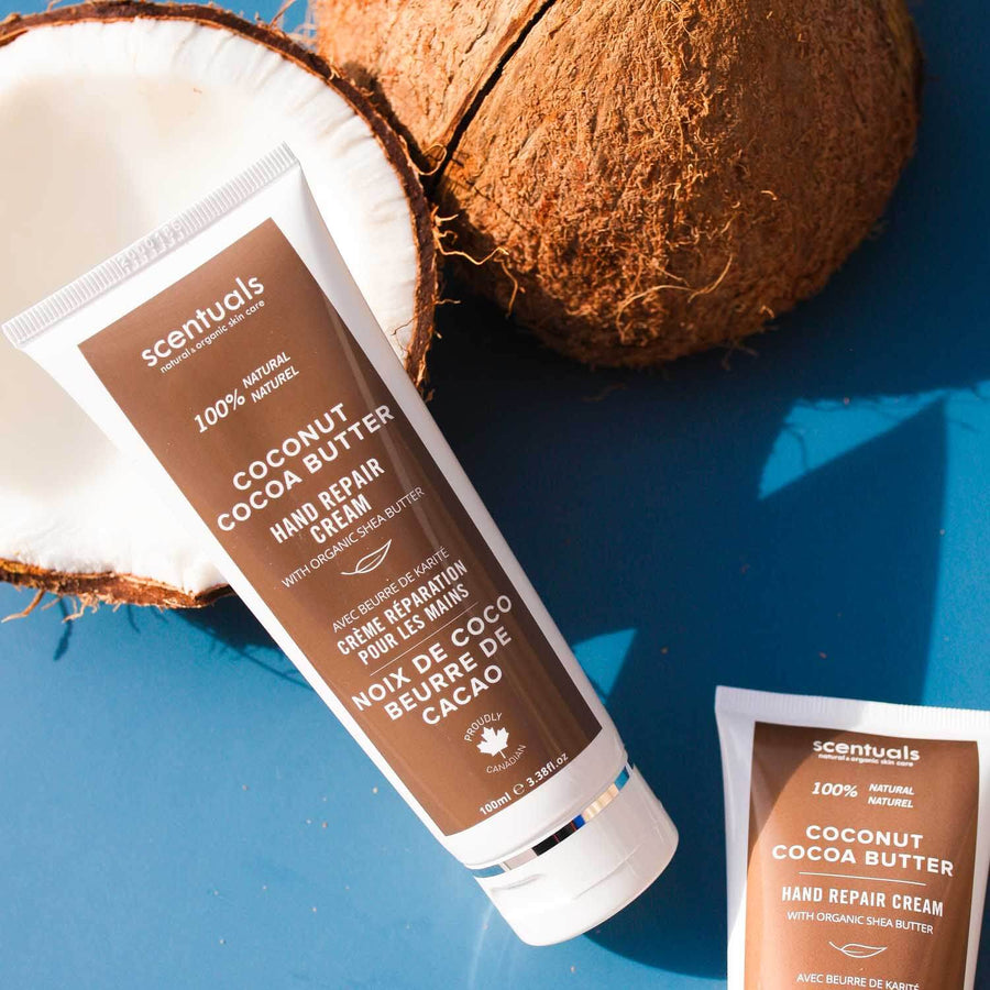 Coconut Cocoa Butter Hand Repair Cream - Scentuals Natural & Organic Skin Care
