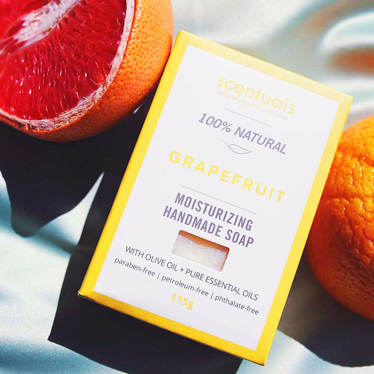 Grapefruit Bar Soap - Scentuals Natural & Organic Skin Care