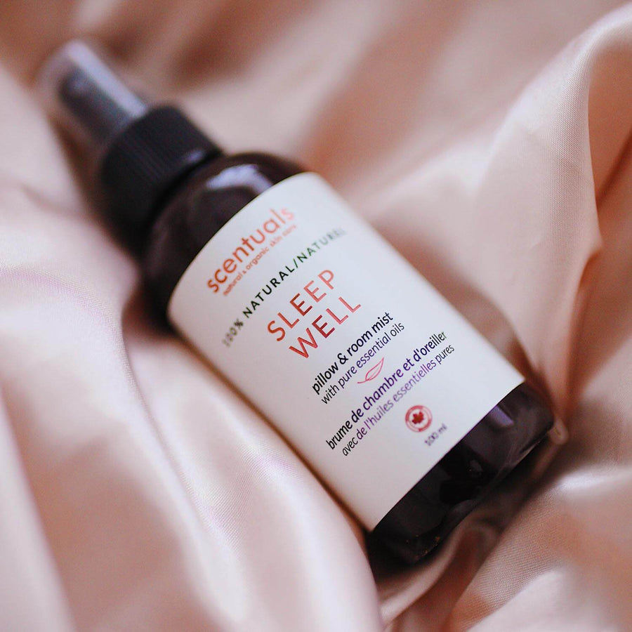 Sleep Well Pillow & Room Mist - Scentuals Natural & Organic Skin Care