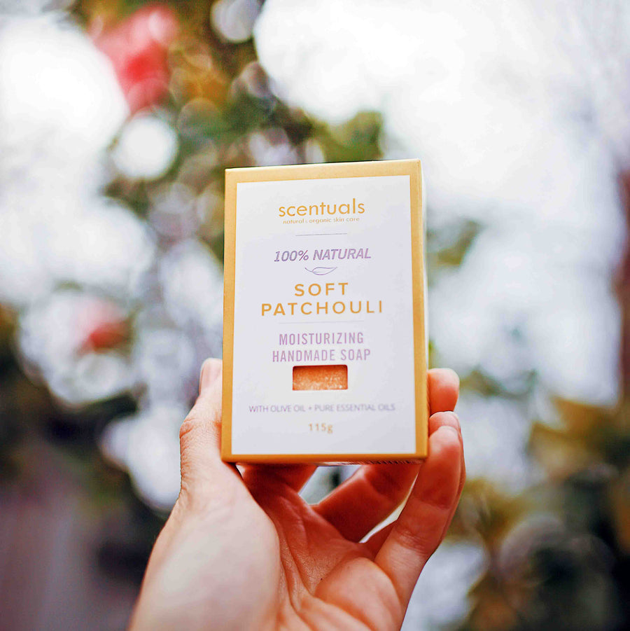 Soft Patchouli Bar Soap - Scentuals Natural & Organic Skin Care